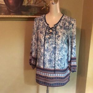 Zac & Rachel Peasant Bohemian Blouse